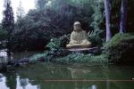 Pond, Lake, Buddha Statue, Garden, Orlando, COFV03P04_13