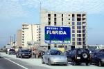 Car, Automobile, Vehicle, Welcome to Florida road sign, COFV03P04_18