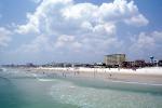 People, Beach, Sand, Hotels, buildings, Daytona Beach, Atlantic Ocean, COFV04P04_06