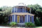Purple Octagon House, building, home, residence