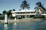 Miami Beach, Palm Trees, Waterfront, Mansion, Palace
