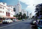Buildings, Cars, automobile, vehicle, South Beach, Miami, 1950s, COFV04P13_15