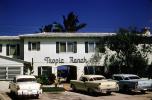 Parked Cars, Tropic Ranch Motel, Building, Florida, Automobile, Vehicle, 1950s, COFV05P03_07