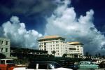 Car, Automobile, Vehicle, Hotel, building, Daytona Beach, May 1954, 1950s, COFV05P07_18