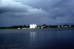 Hotel on the Water, Clouds, Ocean, buildings, Palm Beach, 1954, 1950s, COFV05P08_06