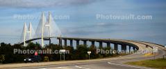 Sidney Lanier cable-stayed Bridge, US Highway-17, Brunswick, Georgia