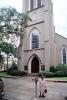 Parking Meter, sidewalk, St John's Episcopal Church, Building, Madison Square, Savannah