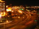 Night, Exterior, Outdoors, road, highway interchange, COJD01_011