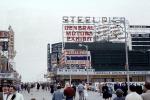 General Motors Exhibit, Happy Easter, Steel Pier, Atlantic City Boardwalk, 1955, 1950s