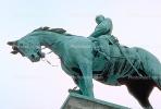Horseback Statue, Statuary, Sculpture, Male, Guy, Masculine, Person, art, artform