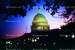 United States Capitol, Twilight, Dusk, Dawn, CONV01P12_05