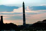 Washington Monument, Sunset Clouds