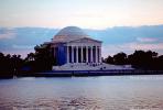 Jefferson Memorial, building, dome, steps, stairs