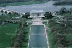 Lincoln Memorial, Reflecting Pool, Potomac River, CONV02P08_05B