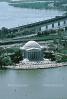 Jefferson Memorial, Potomac River, paddle boats, CONV02P08_08B