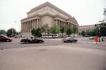Archives of the United States of America, columns, landmark building, cars, street