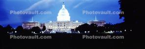 United States Capitol, Panorama, Twilight, Dusk, Dawn