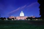 United States Capitol, Twilight, Dusk, Dawn, CONV03P15_12
