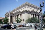 Archives of the United States of America, columns, landmark building, cars