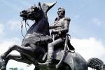 Andrew Jackson Memorial, statue, salute, CONV04P03_11