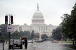 United States Capitol, rain, cars, Triffic Light, signal, CONV04P06_19