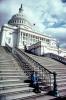 United States Capitol stairs, steps, sitting man