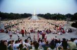 The Reflecting Pool, Crowds, Crowded, people, summertime, summer
