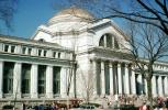Museum of Natural History, Dome, Building, bare trees, April 1973, CONV05P03_11