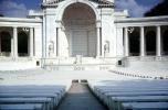 Amphitheater at Arlington National Cemetery, outdoor theater, benches, CONV05P05_18