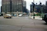 Chevy Impala, car, buildings, Washington DC, 1950s