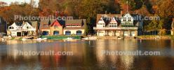 Boathouse Row, Schuylkill River, Panorama, Buildings, COPD01_032