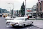 Dunn's Cut rate, Gilver's, 1964 Chevy Impala, Main Street, Ephrata, Pennsylvania, 1960s
