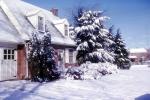 House in the Snow, Havertown, 1956, 1950s, COPV02P07_02