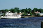 The Henrietta III, Riverboat, Cape Fear River, Dock, Riverfront, Wilmington, North Carolina, CORV01P05_13