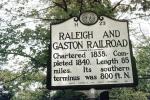 Raleigh and Gaston Railroad, Raleigh