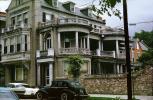 Cars, vehicle, building, mansion, Charleston, August 1959, 1950s, COSV01P01_01