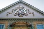 Governor's Palace Royal Court of Arms, Diev Et Mon Droit, Horses, Insignia, Unicorn, Lion, crest, COVV01P14_02