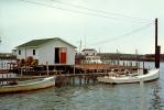 Crabbing Boats, Docks, Tangiers Island Harbor, July 1974, 1970s, COVV02P10_02