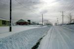 Road, Street, Homes, Houses, Snowy Front Lawns, icy, Winter, COVV03P08_14