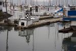 Houseboat, Dock, Harbor, Sausalito, CSBD01_232