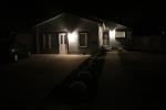 home, house, garage door, night, nighttime, Novato, California, CSBD02_073
