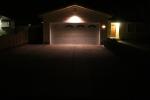 home, house, garage door, night, nighttime, Novato, California, CSBD02_074