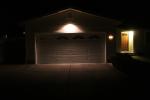 home, house, garage door, night, nighttime, Novato, California, CSBD02_075