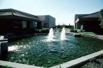 Water Fountain, aquatics, Pond, Pool, Buildings, Sunnyvale, Silicon Valley, October 1985