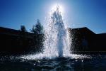 Sun, Water Fountain, aquatics, Pond, Pool, Buildings, Sunnyvale, Silicon Valley, October 1985, CSBV02P03_18