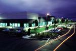 Cars, Parking Lot, buildings, company, business, Sunnyvale, Silicon Valley, Twilight, Dusk, Dawn