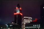 Oakland Tribune Tower, building, highrise, clock, CSBV05P13_18