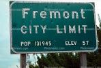 Fremont City Limit