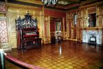 Pipe Organ, Checkerboard Floor, Winchester Mystery House, CSBV07P08_07