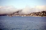 Fog, Boats, Harbor, Hill, Homes, Houses, Sausalito, CSBV09P05_16